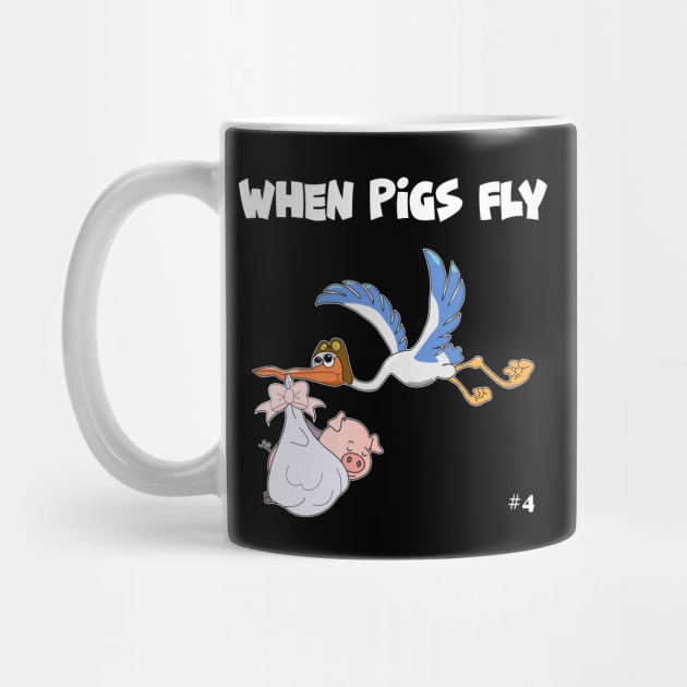 When Pigs Fly #4 by Slap Cat Designs